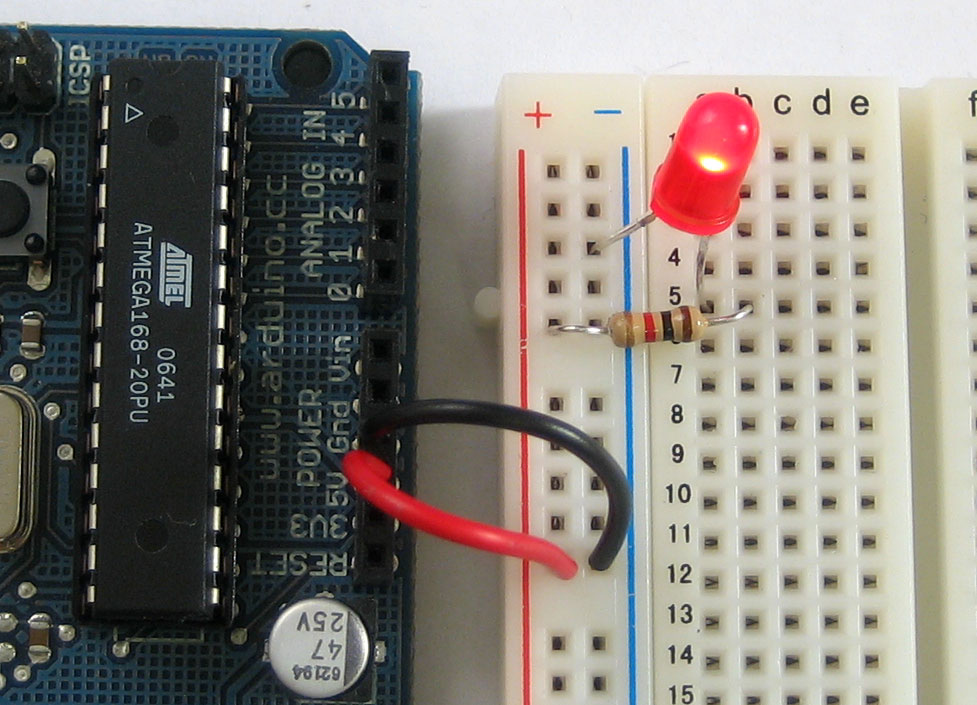 arduino led output