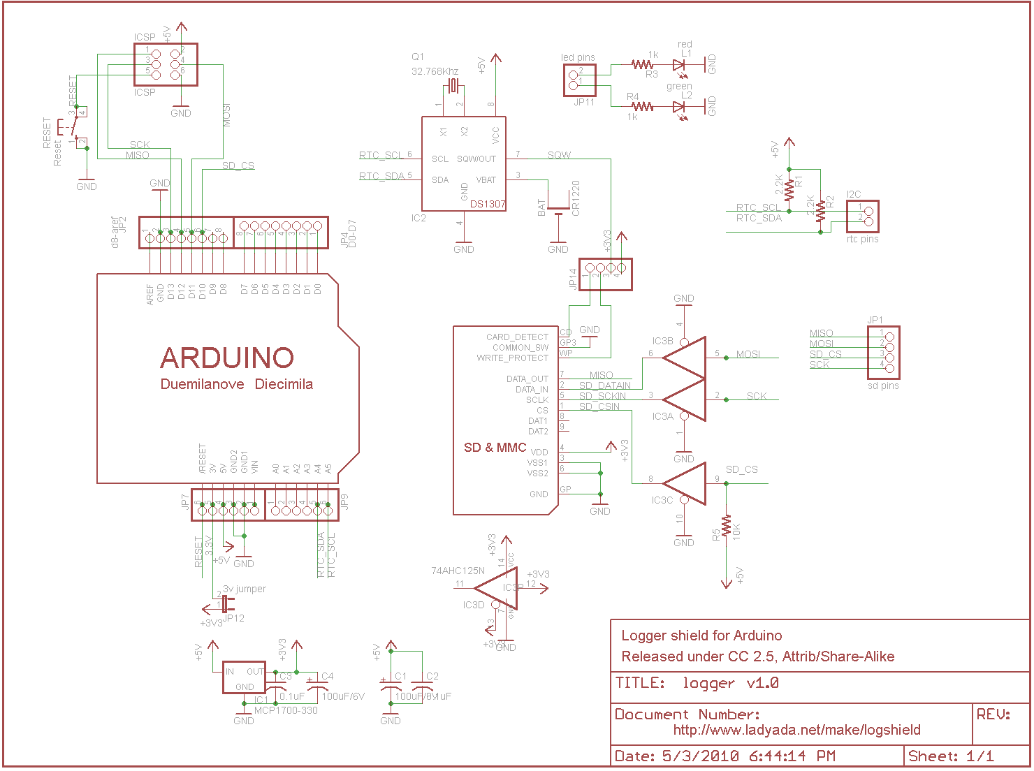 arduino usb logger